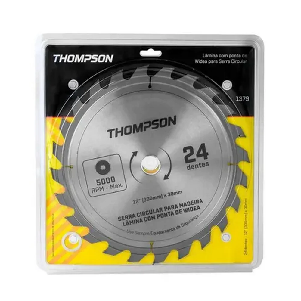 Disco de Serra Circular Widia 300X30X24D Thompson 1379