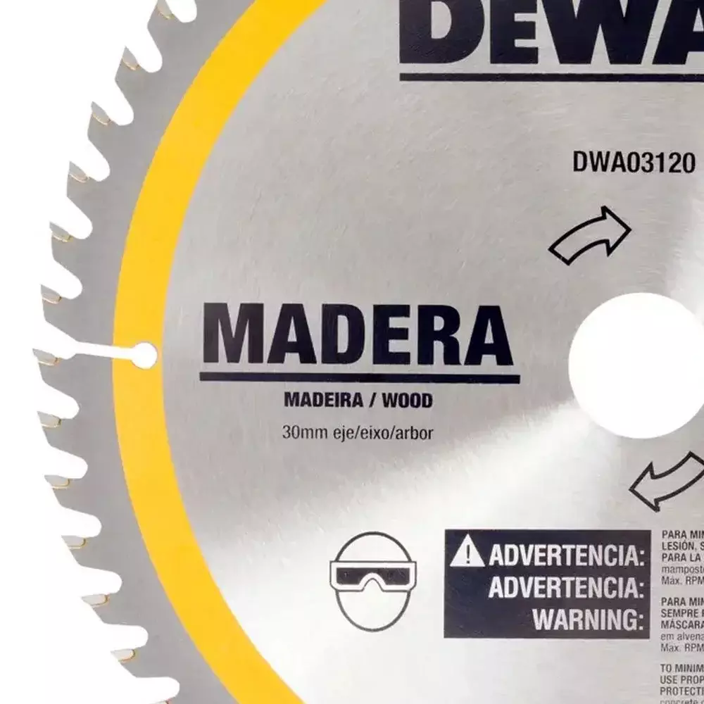 Disco de Serra Circular Widia 250X25X60D Dewalt DWA03120