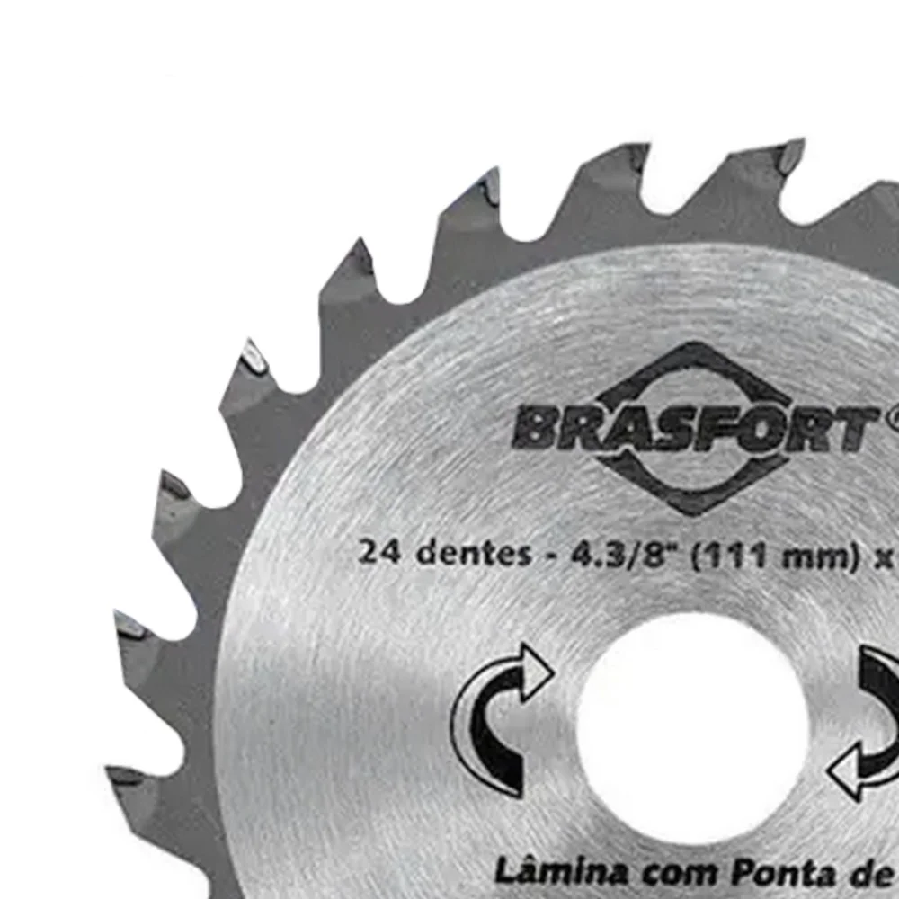 Disco de Serra Circular Widia 4.3/8X20X24D Brasfort 8232