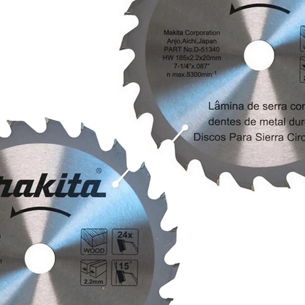 Disco de Serra Circular Widia 7.1/4X20X24D Makita D-51340