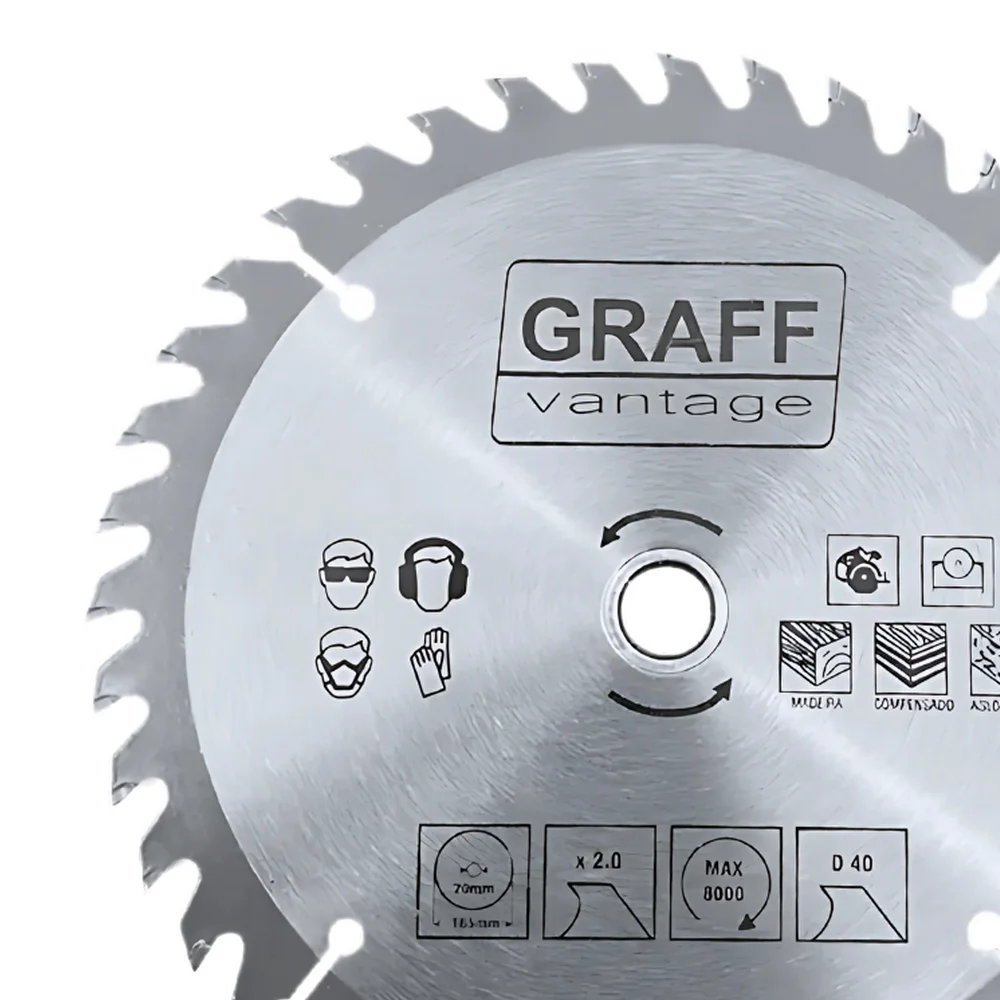 Disco de Serra Circular Widia 7.1/4X20X40D Graff 5790004