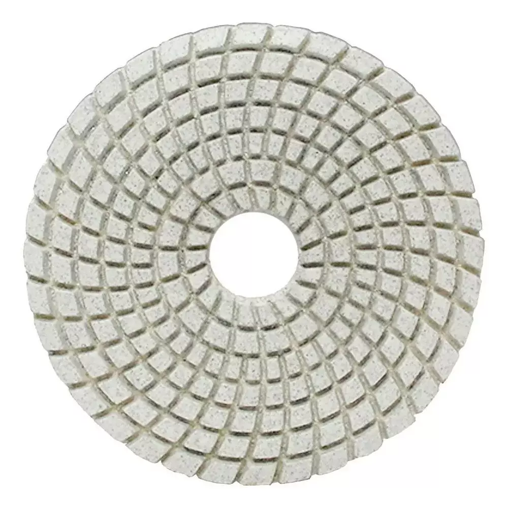 Disco Diamantado Flexivel Brilho Dagua Azul para Polimento de Granito Marmore e Outros G100-100MM Norton 70184607720