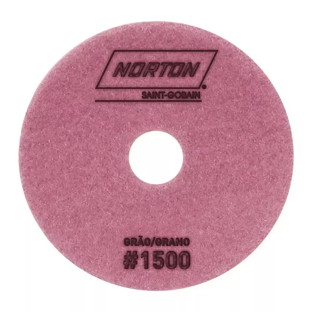 Disco Diamantado Flexivel Brilho Dagua Roxo para Polimento de Granito Marmore e Outros G1500-100MM Norton 70184607724