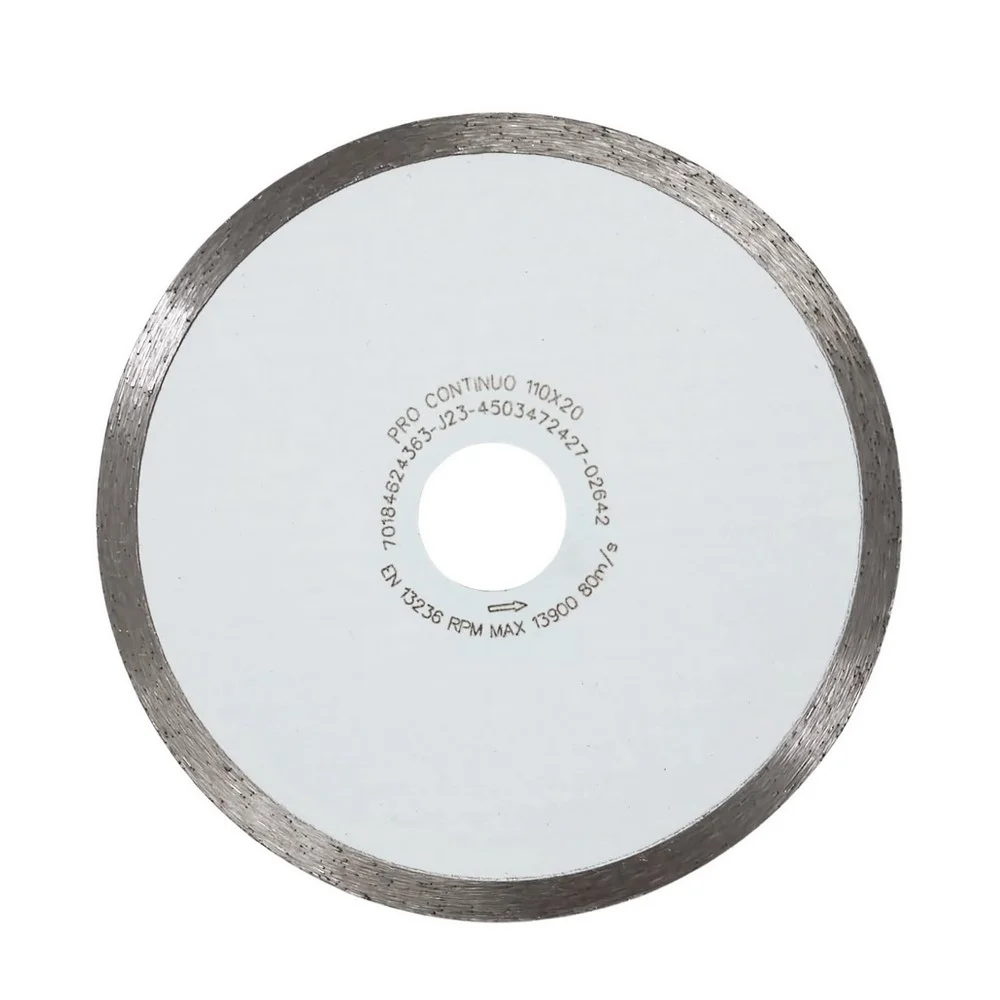 Disco Diamantado Liso Para Ceramica e Porcelanato Corte a Seco e Umido 4.3/8"-110MM Norton PRO