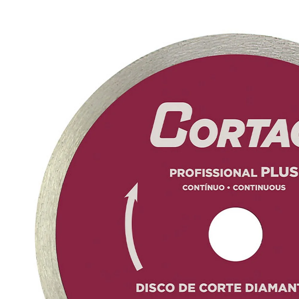 Disco Diamantado Liso Profissional Plus para Maquina Zapp G2 e Zapp FIT 10"-250MM Cortag 61550