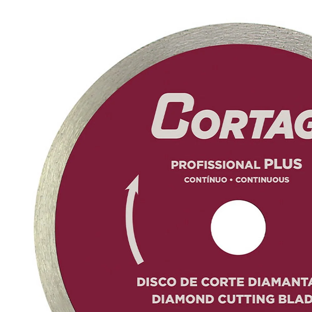 Disco Diamantado Liso Profissional Plus para Maquina Zapp G2 e Zapp FIT 8"-200MM Cortag 60570