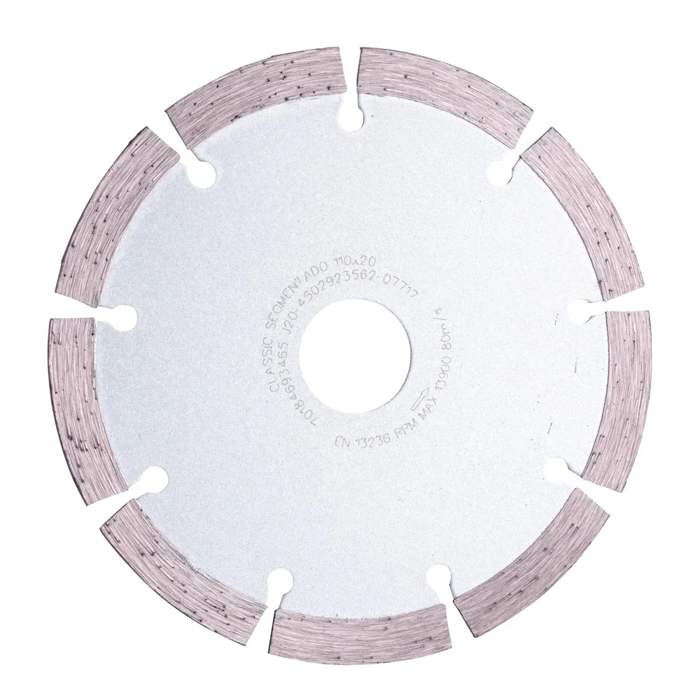 Disco Diamantado Segmentado Para Concreto Corte a Seco 4.3/8"-110MM Norton CLASSIC