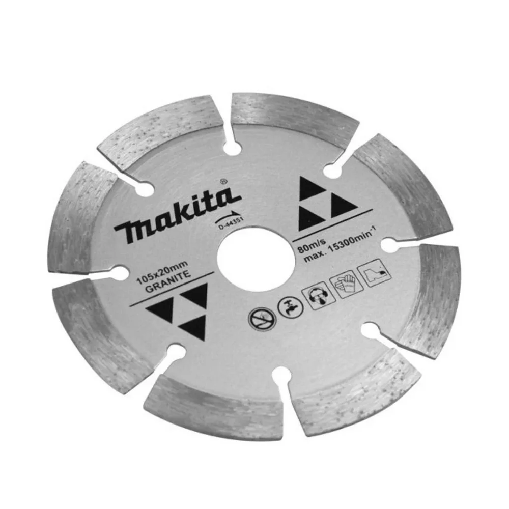 Disco Diamantado Segmentado Para Granito Corte Umido 4"-105MM Makita D-44351