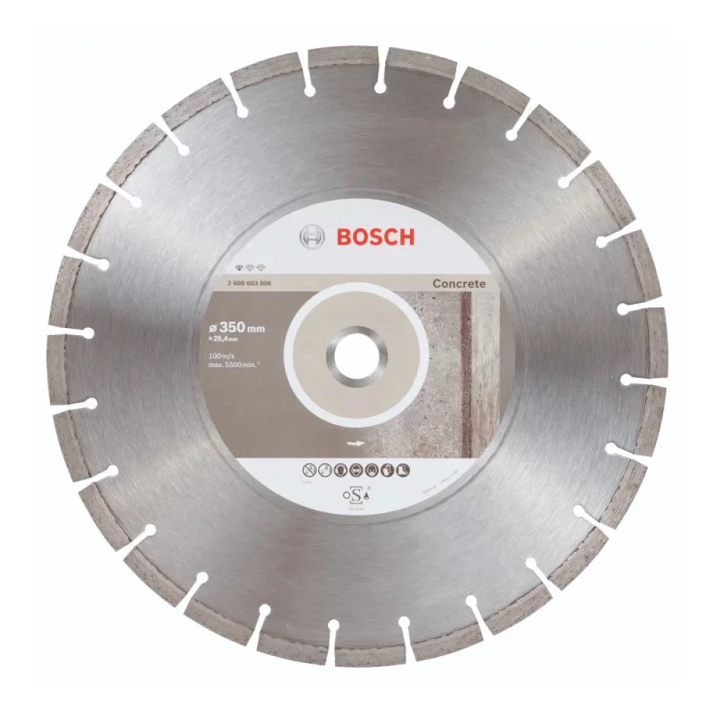 Disco Diamantado Segmentado Para Concreto 14X1"-350MM Bosch 2608602544
