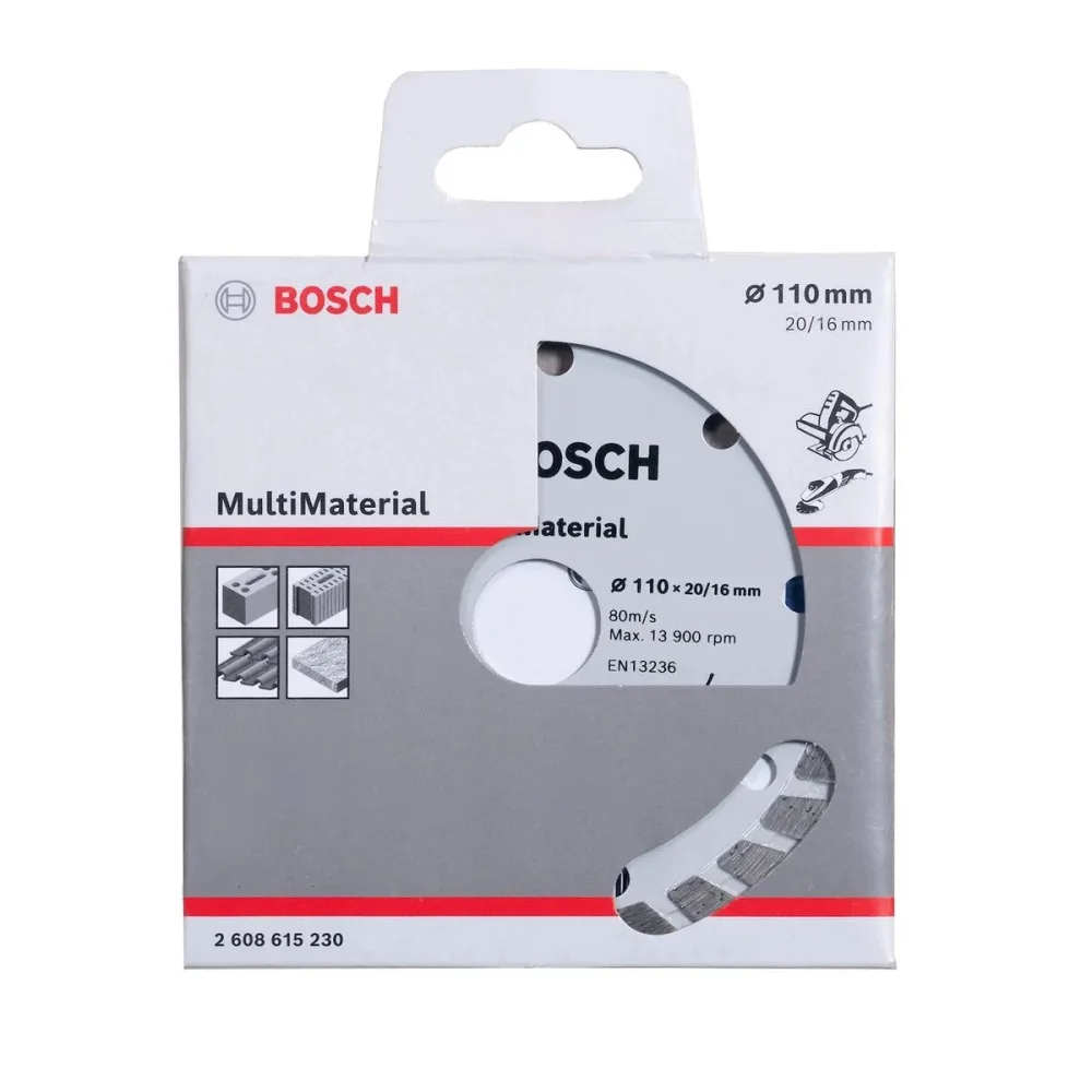 Disco Diamantado Turbo Multimaterial 4.3/8"-110MM Bosch 2608615230