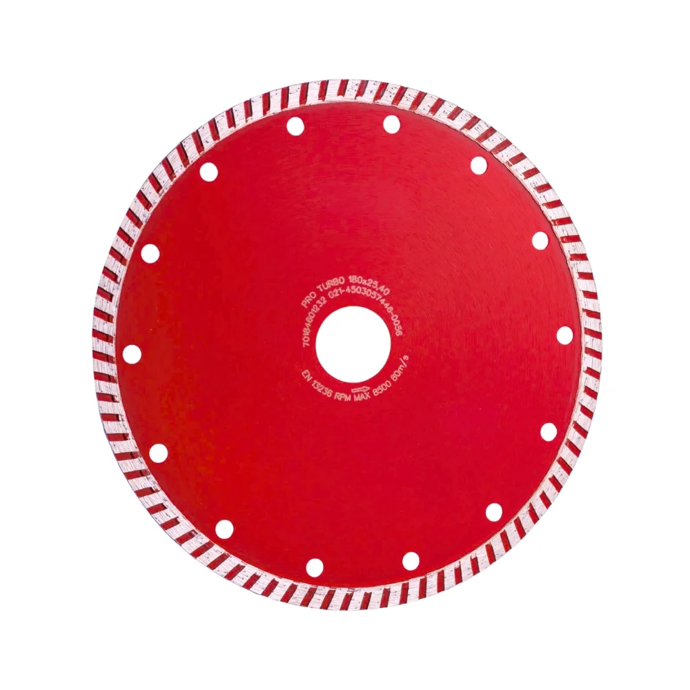 Disco Diamantado Turbo Para Marmore e Granito Core Umido 7"-180MM Norton PRO