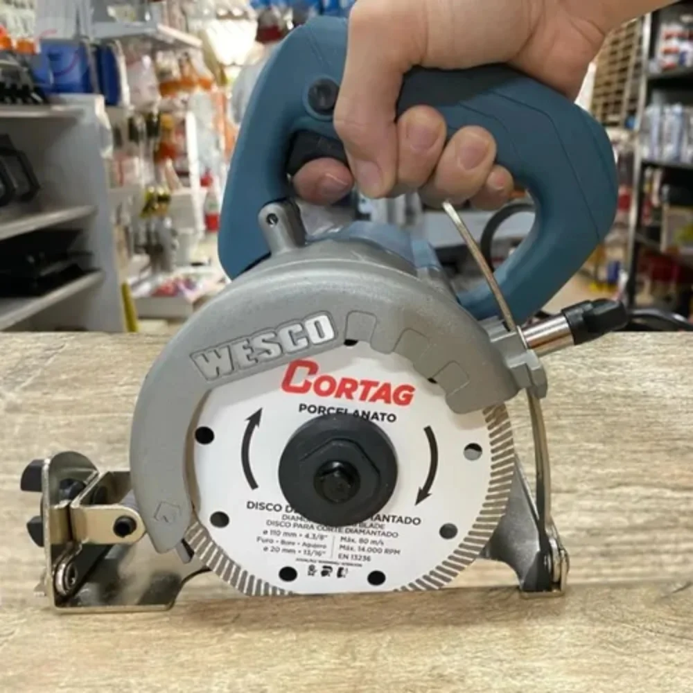 Disco Diamantado Turbo Para Porcelanato Corte Seco e Umido 4.3/8"-110MM Cortag 60863