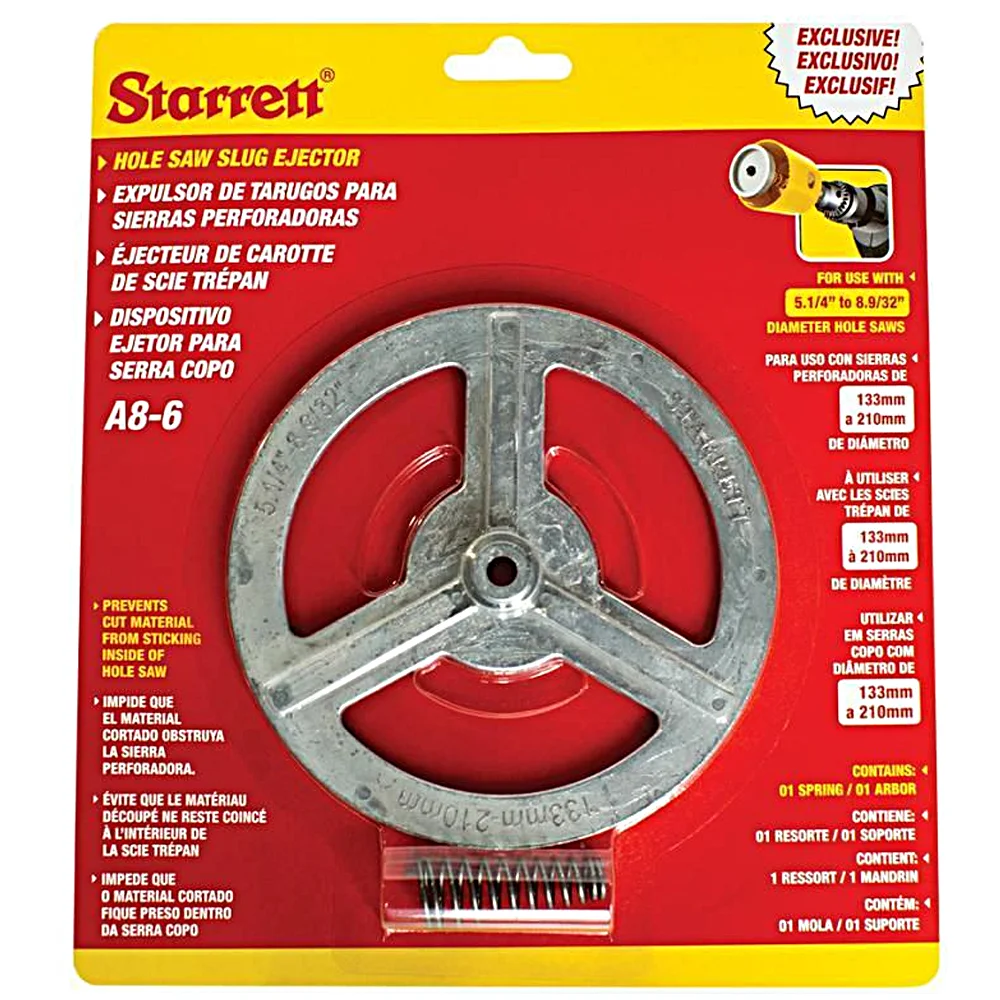Dispositivo Ejetor para Serra Copo 133-210MM Starrett KA8-6