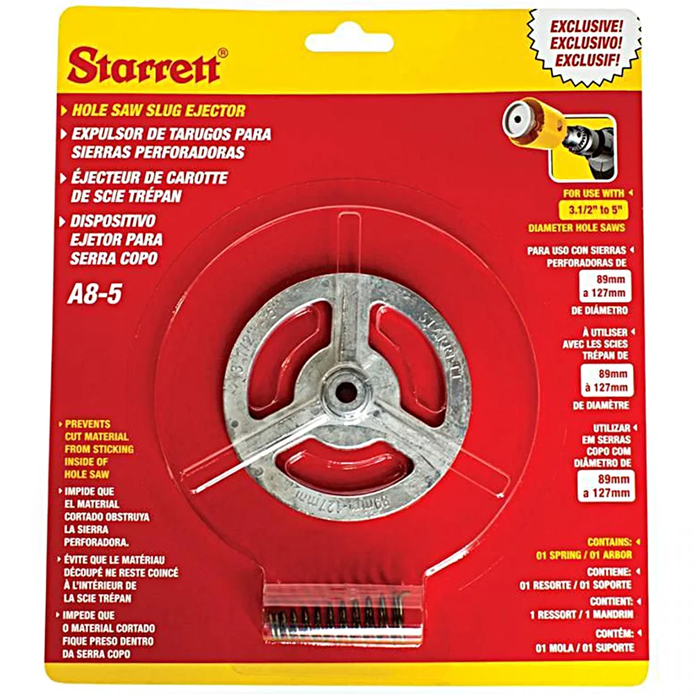 Dispositivo Ejetor para Serra Copo 89-127MM Starrett KA8-5