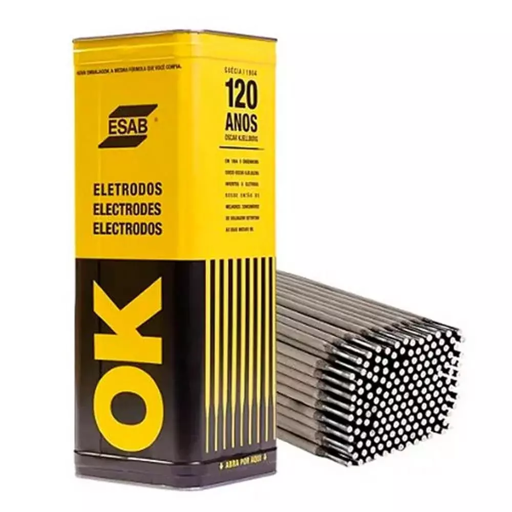 Eletrodo Baixa Liga Fornecido Lata de 15 KG 3,25MM Esab OK7618