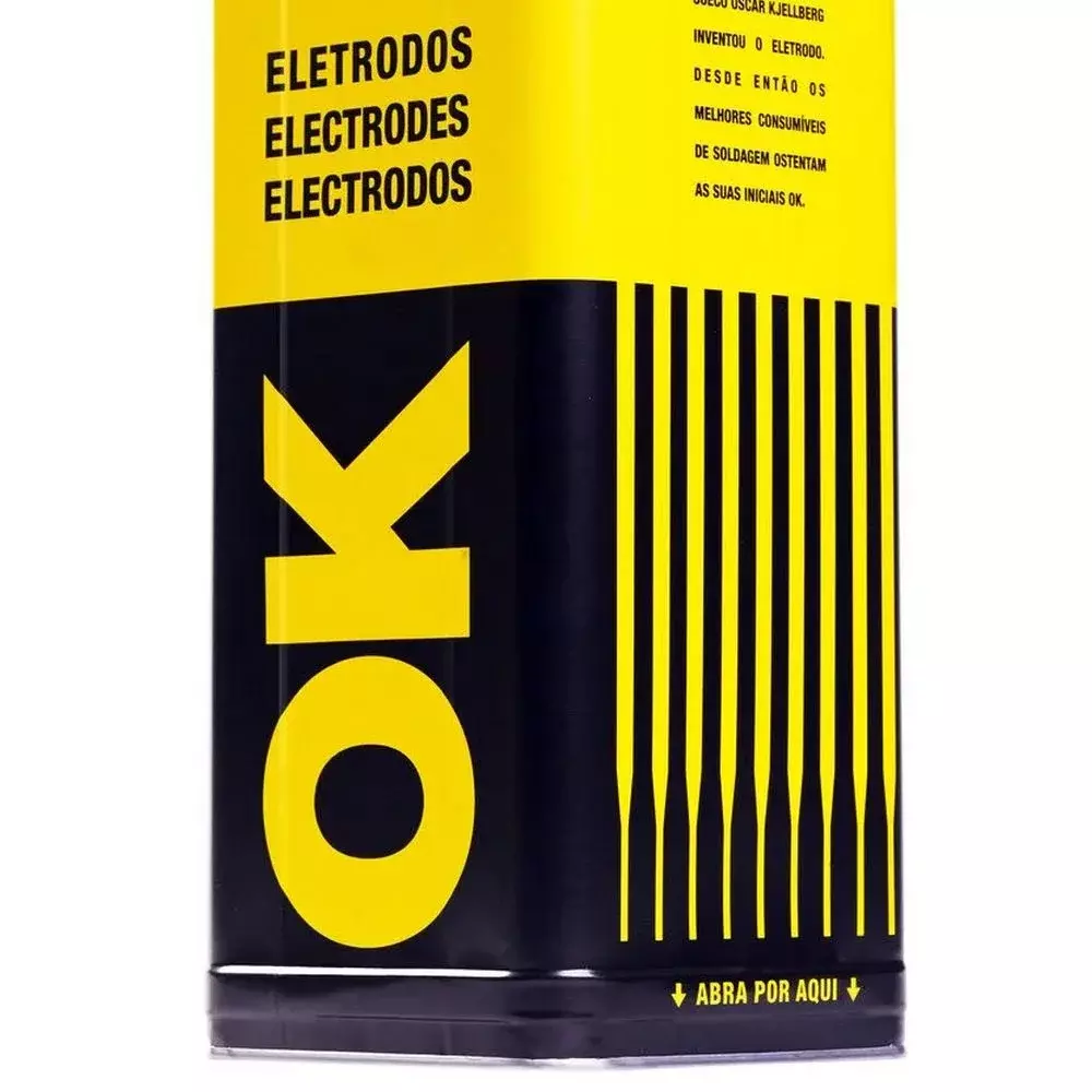 Eletrodo Baixa Liga Fornecido Lata de 15 KG 3,25MM Esab OK7618