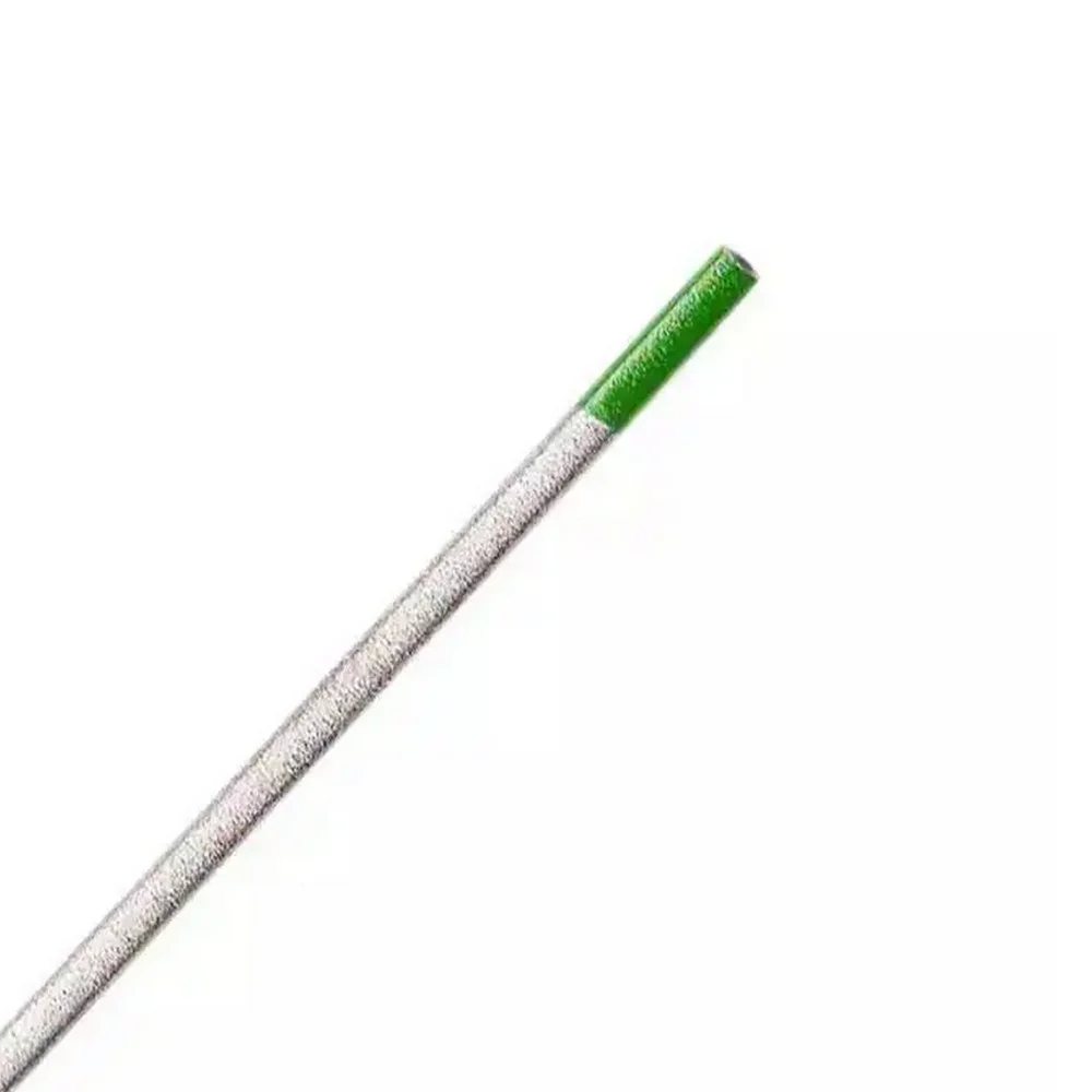 Eletrodo de Tungstenio Puro Fornecido Embalagem com 10 Pecas Ponta Verde 1,6MM Carbografite 012018612