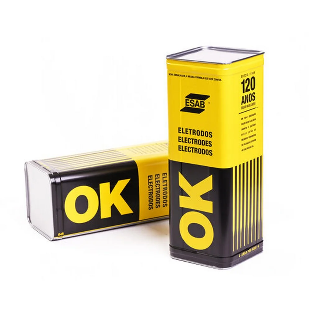 Eletrodo para Servico Pesado Fornecido Lata de 18KG 3,25MM Esab OK5500