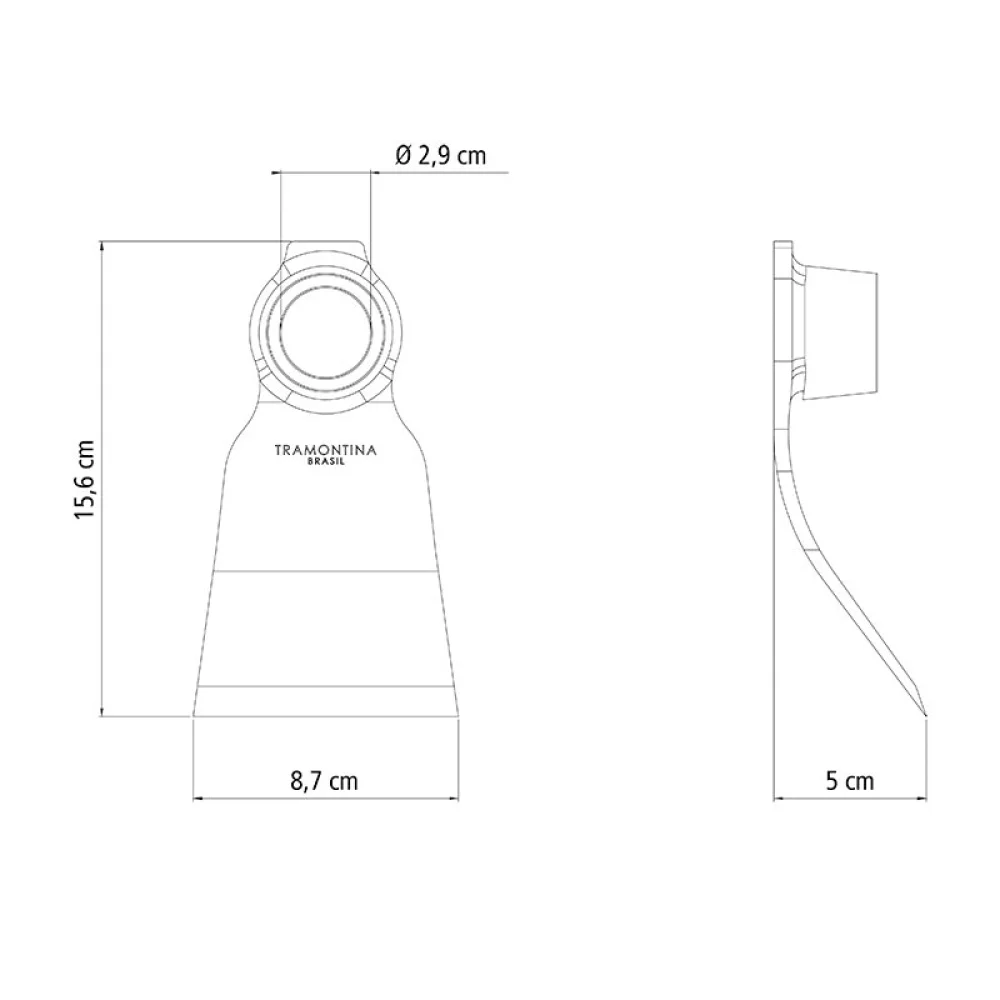 Enxo Sem Cabo 87X156MM Tramontina 77275/004