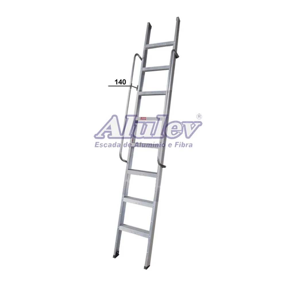 Escada Aluminio Paralela Profissional 11 Degraus Capacidade 120KG 3,6M Alulev PP211