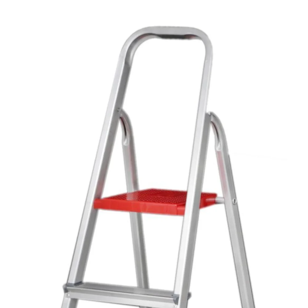 Escada de Aluminio de Abrir Domestica Capacidade 120KG 4 DEGRAUS-0,85M Reisam DOM4