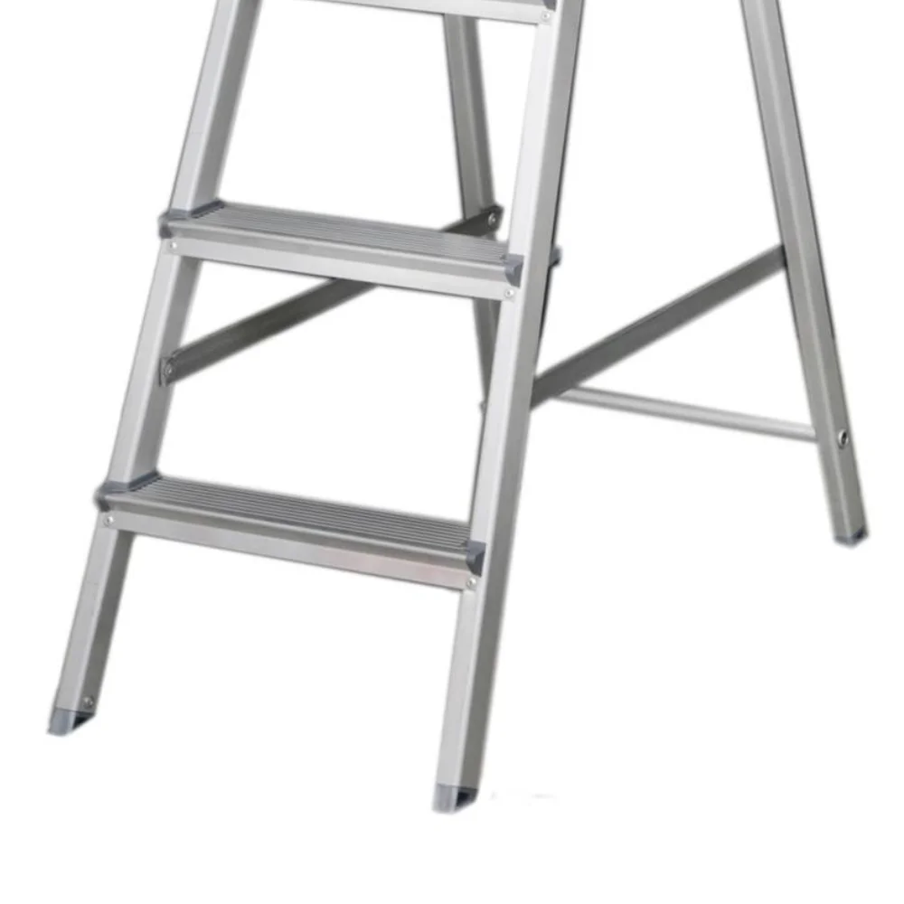 Escada de Aluminio de Abrir Domestica Capacidade 120KG 4 DEGRAUS-0,85M Reisam DOM4