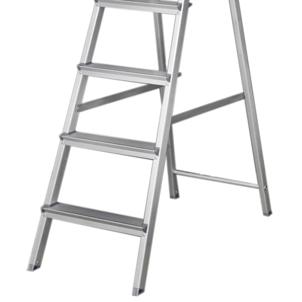 Escada de Aluminio de Abrir Domestica Capacidade 120KG 5 DEGRAUS-1,07M Reisam DOM5