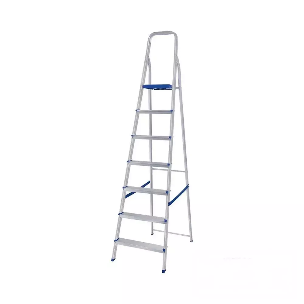 Escada de Aluminio de Abrir Domestica Capacidade 120KG 7 DEGRAUS-1,52M Mor 5105