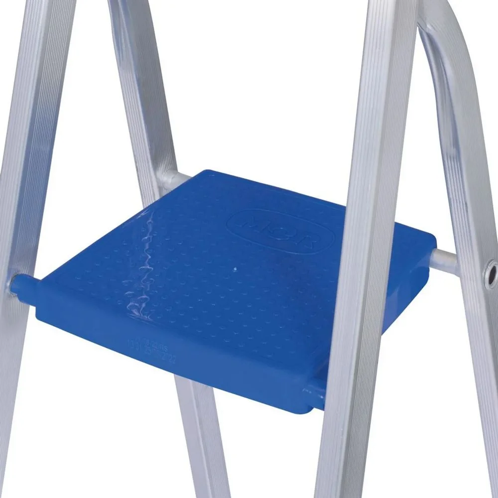 Escada de Aluminio de Abrir Domestica Capacidade 120KG 7 DEGRAUS-1,52M Mor 5105