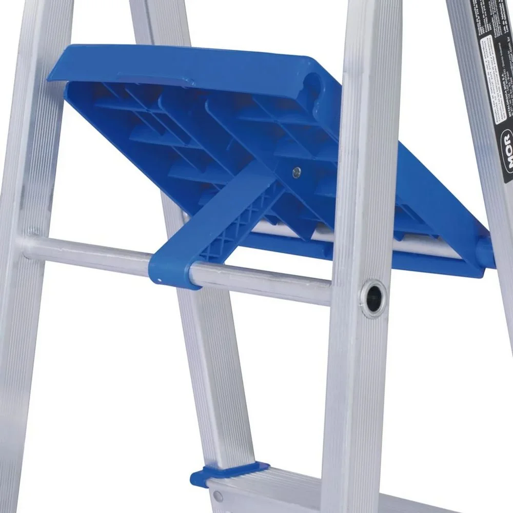Escada de Aluminio de Abrir Domestica Capacidade 120KG 7 DEGRAUS-1,52M Mor 5105
