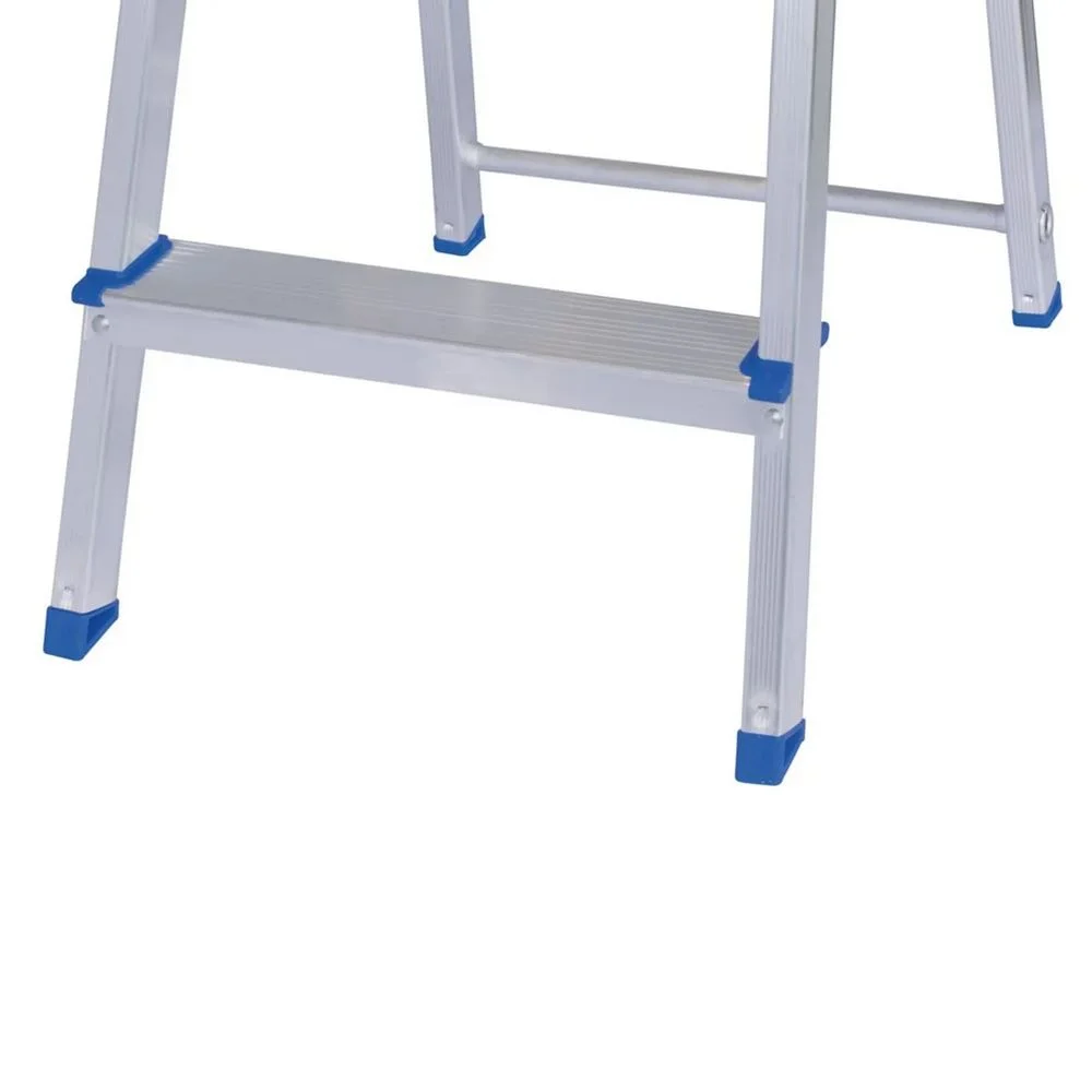 Escada de Aluminio de Abrir Domestica Capacidade 120KG 7 DEGRAUS-1,52M Mor 5105