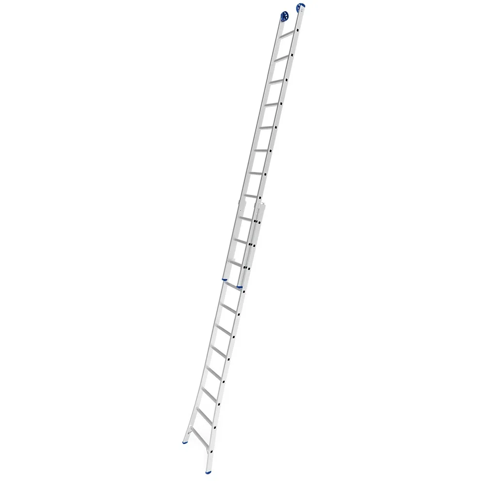 Escada de Aluminio Dupla Extensivel 2X11 Degraus 3 Em 1 3,23-5,61M Mor 5207