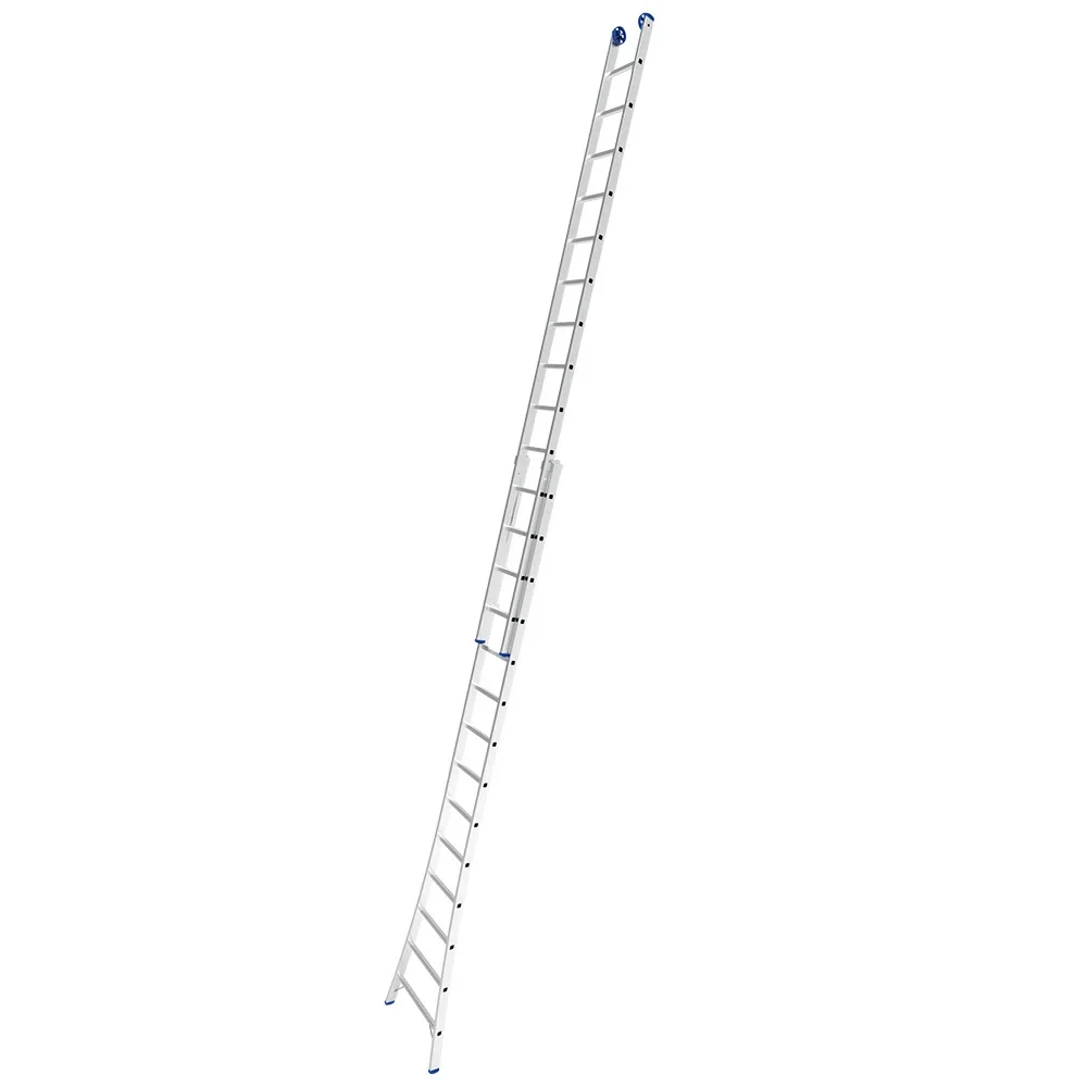 Escada de Aluminio Dupla Extensivel 2X14 Degraus 3 Em 1 4,03-7,01M Mor 5210