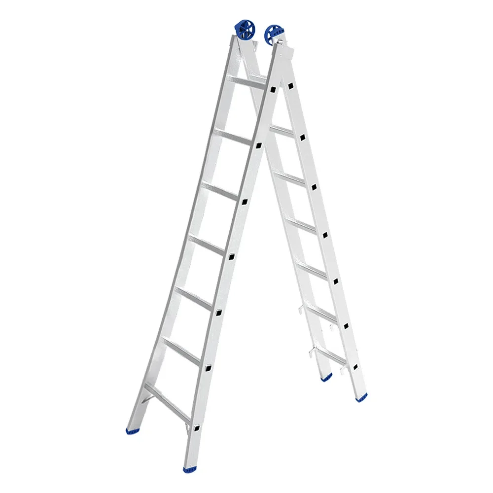 Escada de Aluminio Dupla Extensivel 2X7 Degraus 3 Em 1 2,16-3,65M Mor 5203