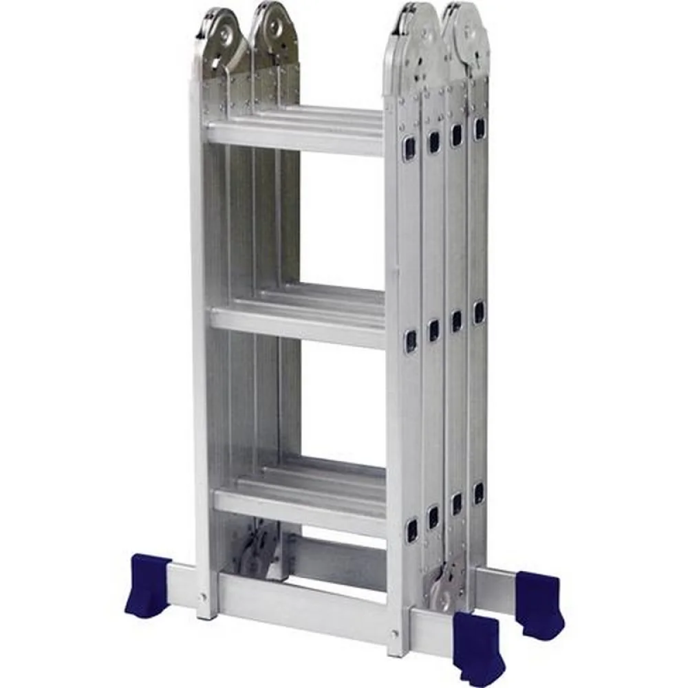Escada de Aluminio Multifuncoes 4x3 Degraus 3,36M Mor 5221