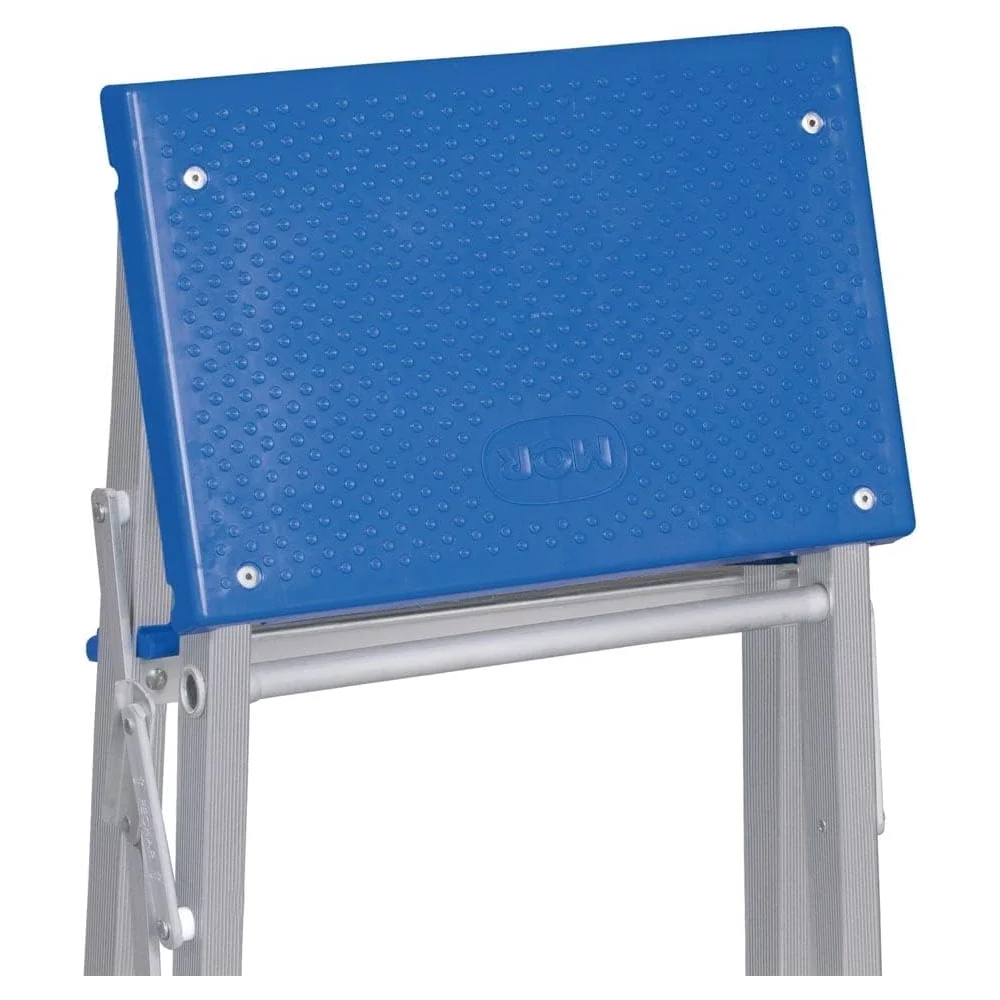 Escada de Aluminio Tipo Banqueta 2 Degraus + Patamar Capacidade 120KG 0,64M Mor 5107