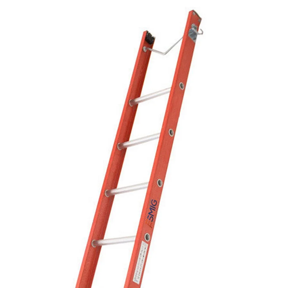 Escada de Fibra Singela Paralela Simples Capacidade 120KG 13 DEGRAUS-4,3M Esmig FASV 13