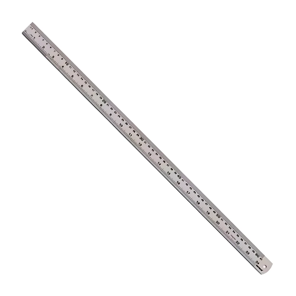 Escala de Aco Inox Graduada Milimetro e Polegada 600MM-24" Kingtools 600006