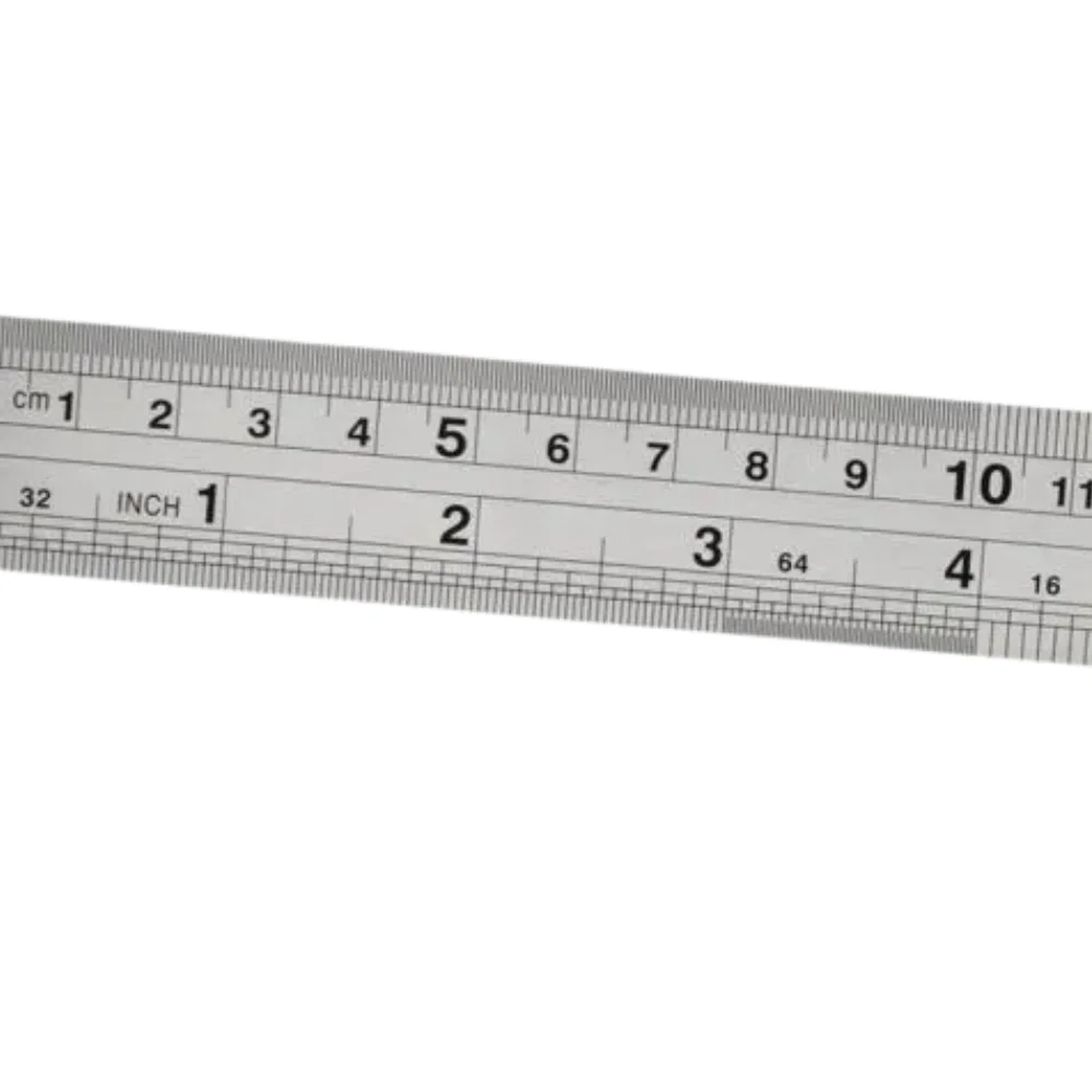 Escala de Aco Inox Graduada Milimetro e Polegada 600MM-24" Kingtools 600006