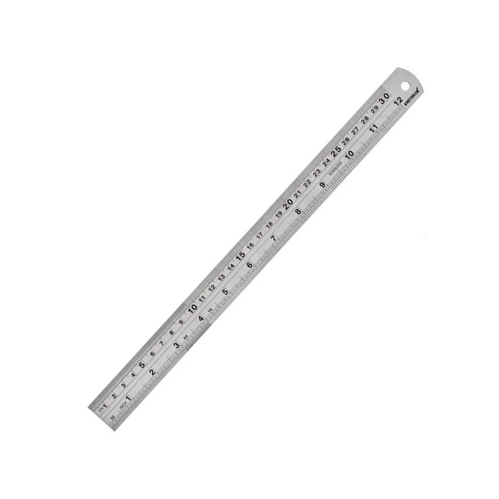 Escala de Aco Inox Graduada Milimetros e Polegada 2000MM-80" Kingtools 600009