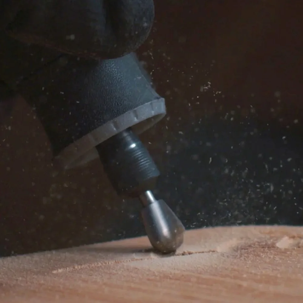 Escareador Arredondado Ponta Oval Para Micro Retifica 5/16" Dremel 134