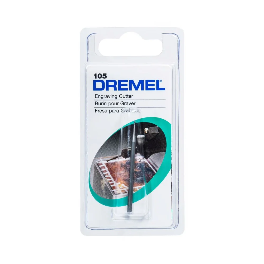 Escareador Circular Ponta Redonda 2 Pecas Para Micro Retifica 1/32" Dremel 105