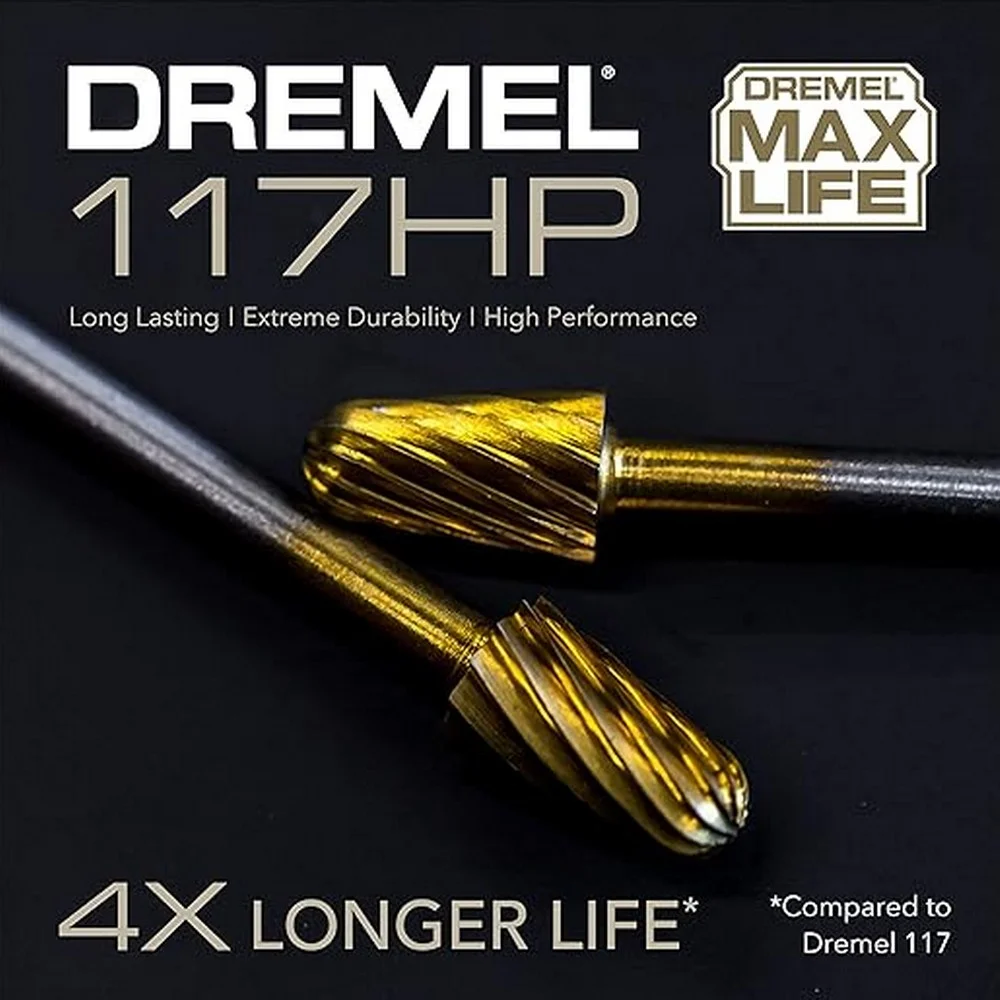 Escareador Conico Ponta Arredondada 2 Pecas Maxlife para Micro Retifica 1/4" Dremel 117HP