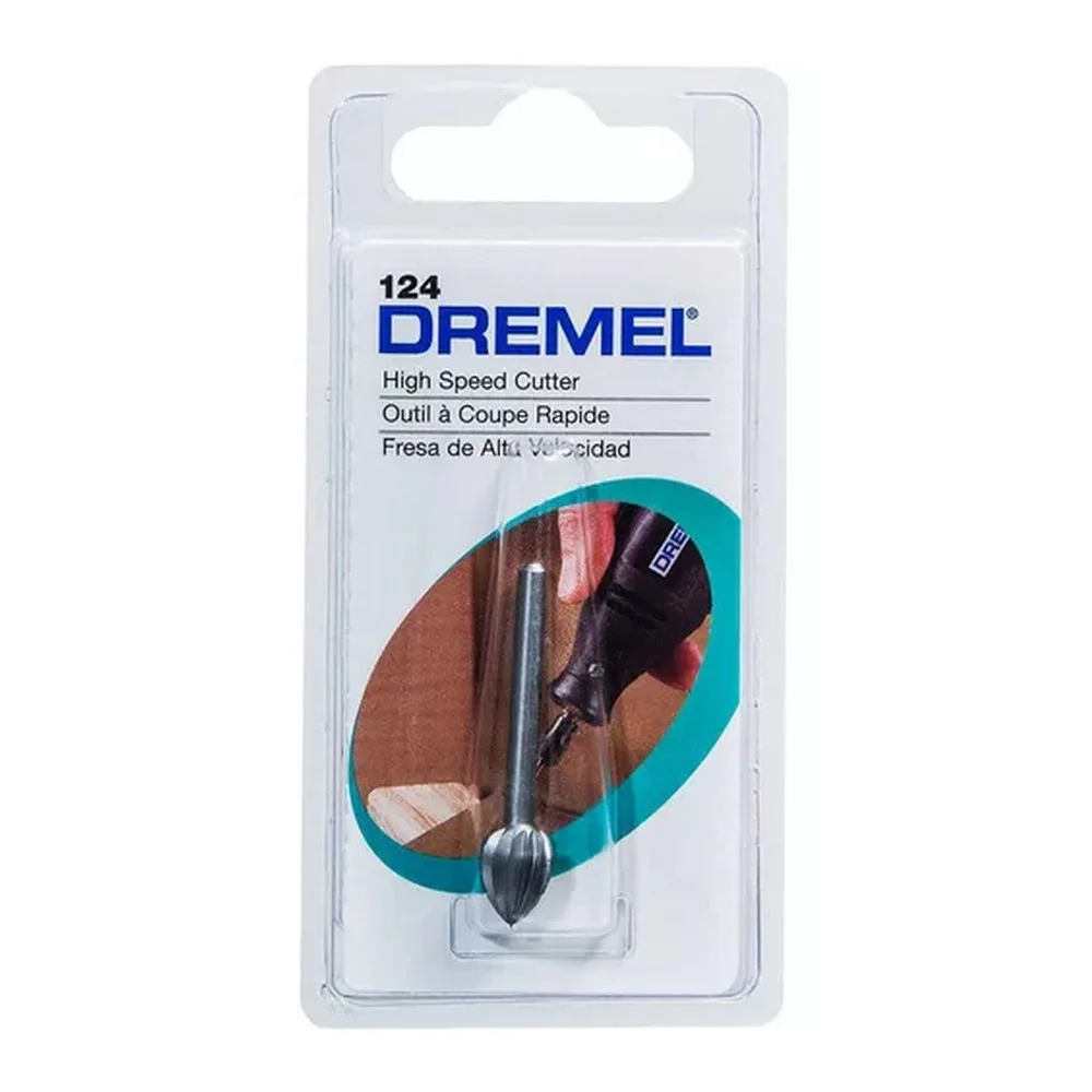 Escareador Conico Ponta Chama de Fogo Para Micro Retifica 5/16" Dremel 124