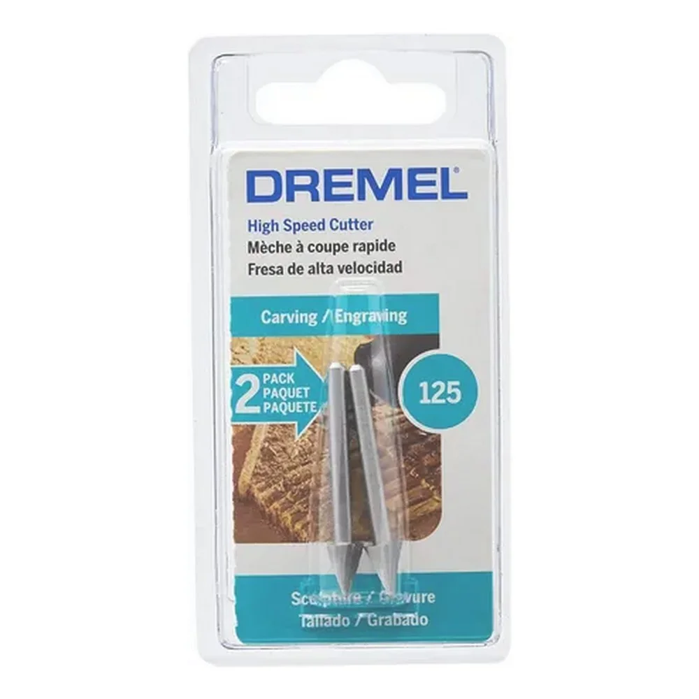 Escareador Conico Ponta Flecha 2 Pecas Para Micro Retifica 1/4" Dremel 125