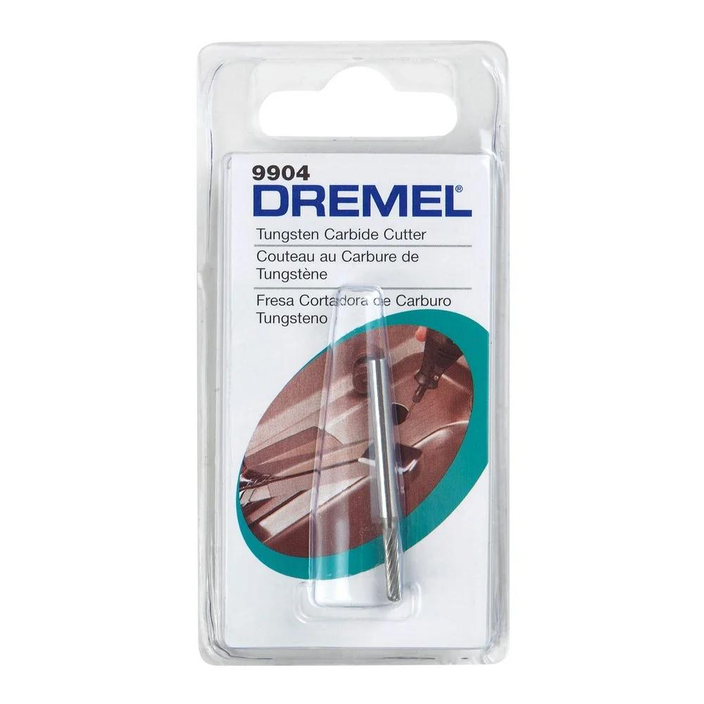 Escareador de Carbureto de Tungstenio Ponta Arredondada para Micro Retifica 3/32" Dremel 9904