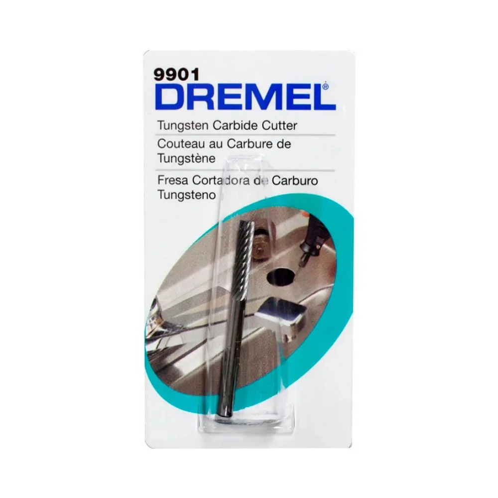 Escareador de Carbureto de Tungstenio Ponta Quadrada para Micro Retifica 1/8" Dremel 9901