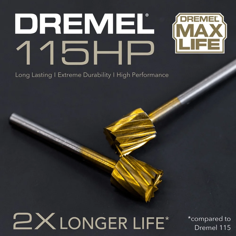 Escareador Paralelo Ponta Quadrada 2 Pecas Maxlife para Micro Retifica 5/16" Dremel 115HP