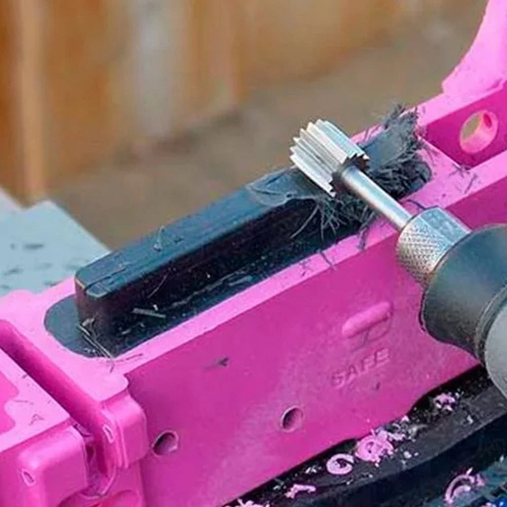 Escareador Paralelo Ponta Quadrada 2 Pecas Para Micro Retifica 5/16" Dremel 115