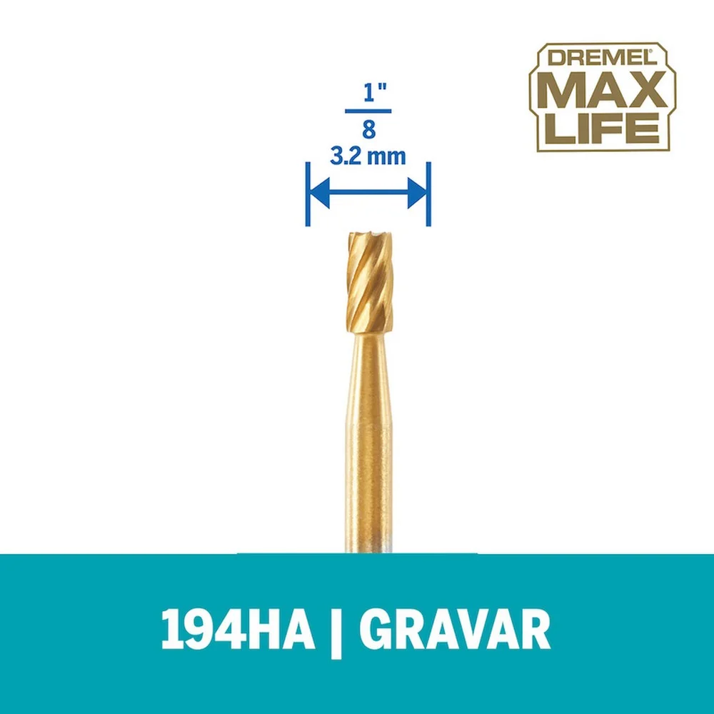 Escareador Paralelo Ponta Quadrada 2pcs Maxlife USO Em Midro Retifica 3,2MM Dremel 194HP